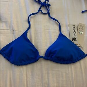 No Boundaries Royal Blue Bikini Top